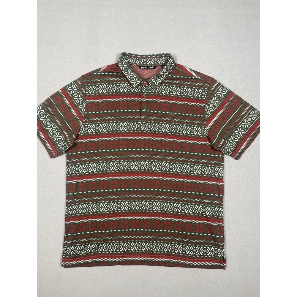 Travis Mathew Men's Christmas Holiday Golf Polo XL